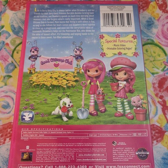 Strawberry Shortcake "Berry Friends Forever" DVD - Picture 2 of 5